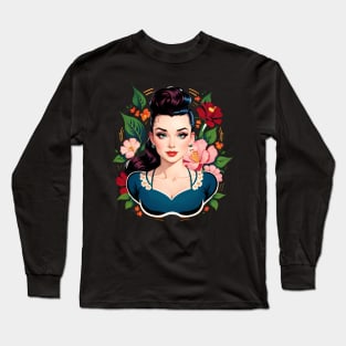 Rockabilly Girl 05 Long Sleeve T-Shirt